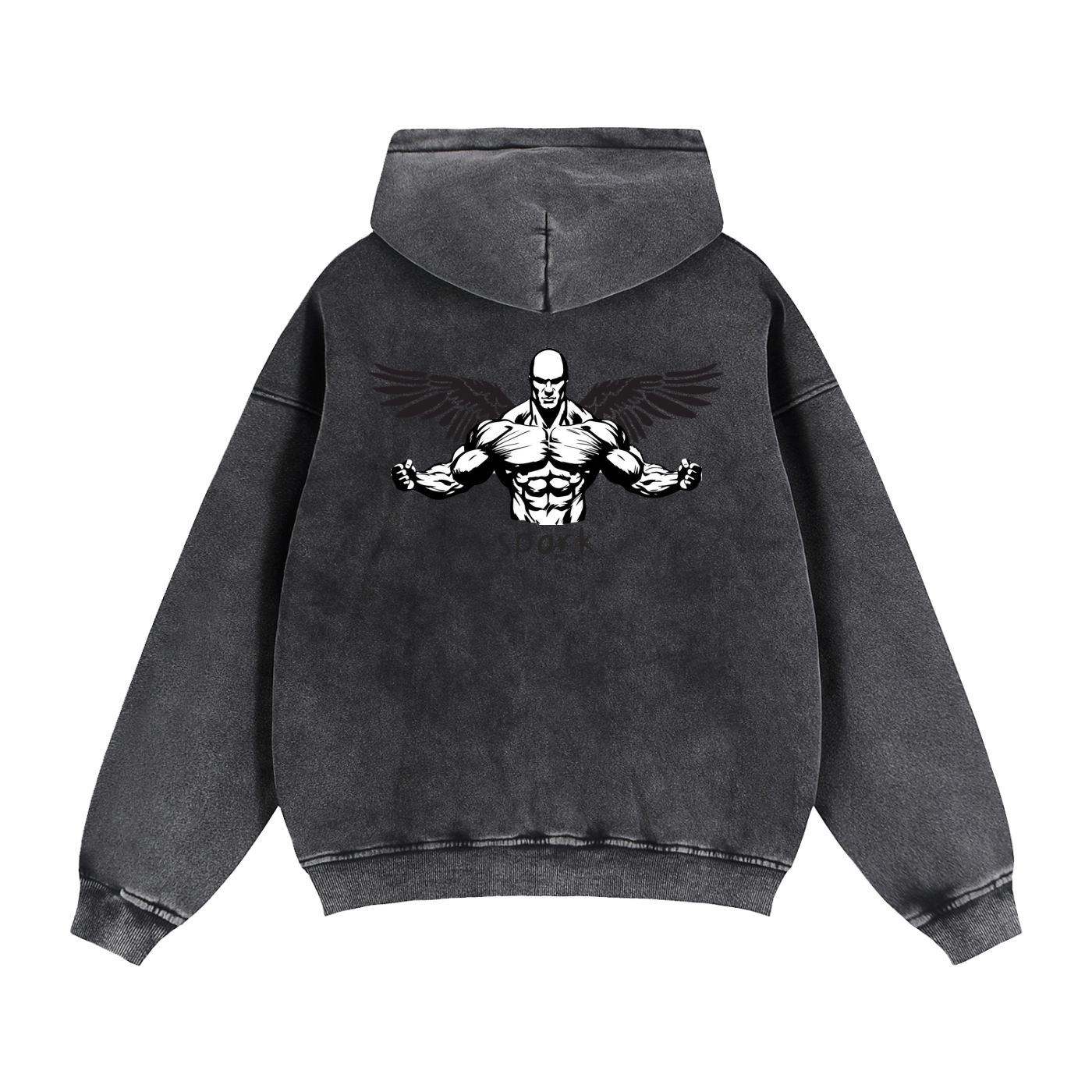 Zip-Through Boxy Fleece Hoodie