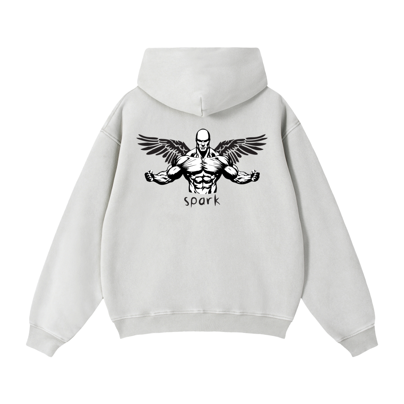 Zip-Through Boxy Fleece Hoodie